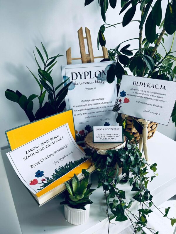 dyplomy kolorowa laka