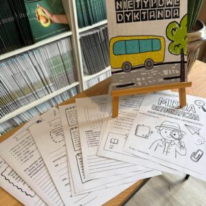 edu_teczka NIETYPOWE DYKTANDA: MISJA ORTOGRAFICZNA