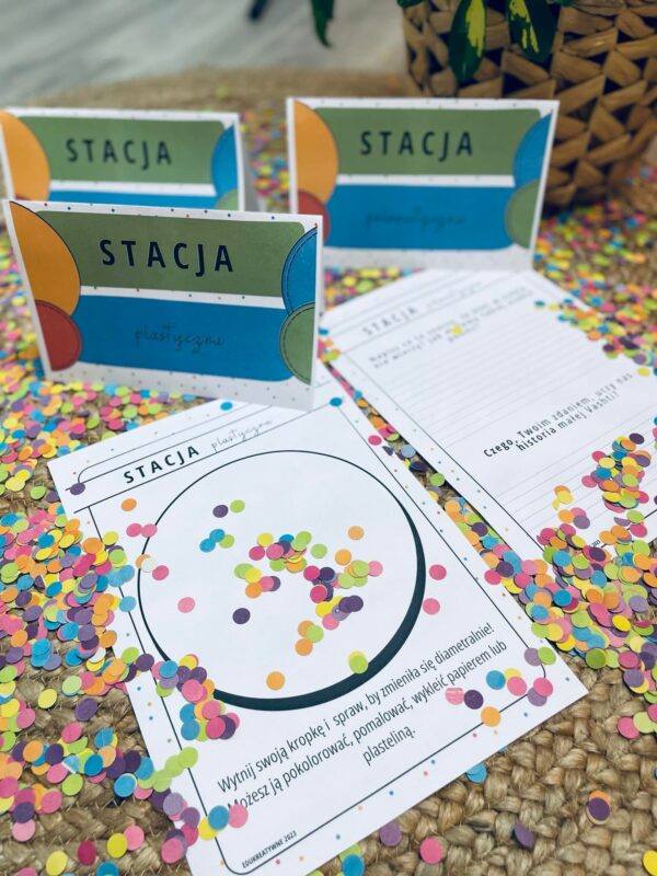LEKCJA METODĄ STACJI - DZIEŃ KROPKI