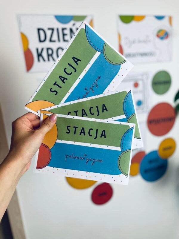 LEKCJA METODĄ STACJI - DZIEŃ KROPKI