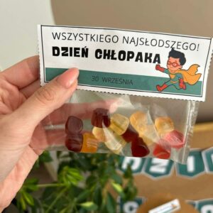 ETYKIETY NA PREZENT - DZIEŃ CHŁOPAKA