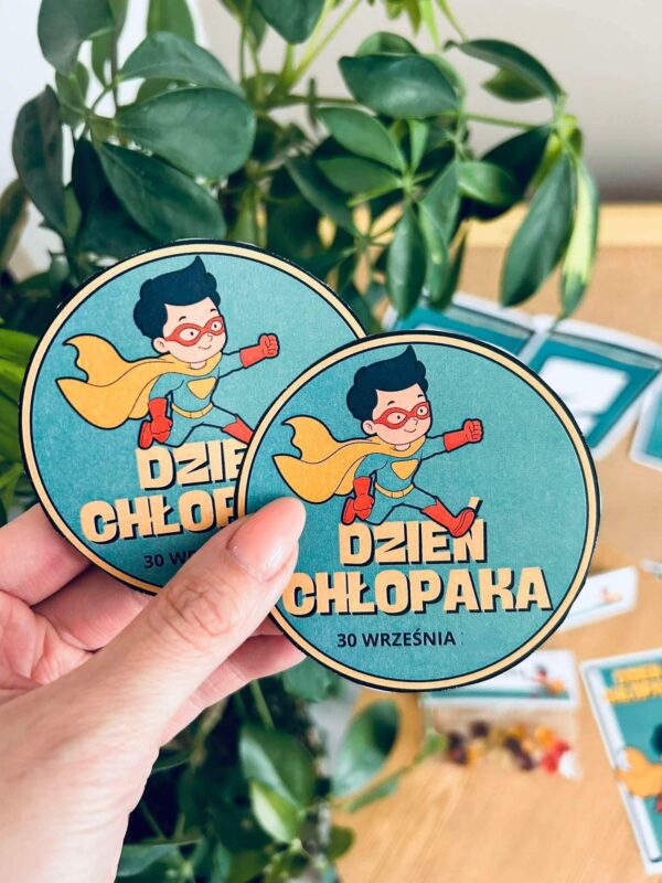 MEDALE - NAKLEJKI NA DZIEŃ CHŁOPAKA