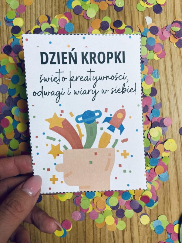 WKLEJKA DZIEŃ KROPKI