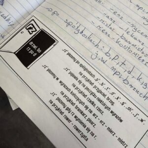 WKLEJKA - ZASADY PISOWNI "RZ"