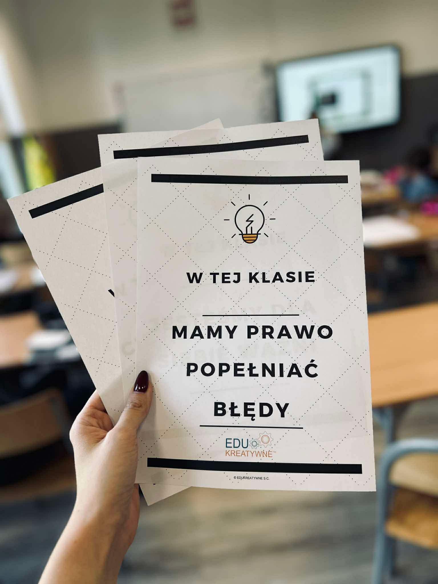 PLAKAT - W TEJ KLASIE