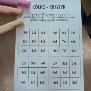 KÓŁKO - KRZYŻYK - MNOŻENIE