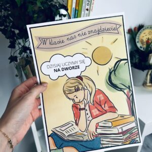 PUSTA KLASA - NAPIS I PLAKATY