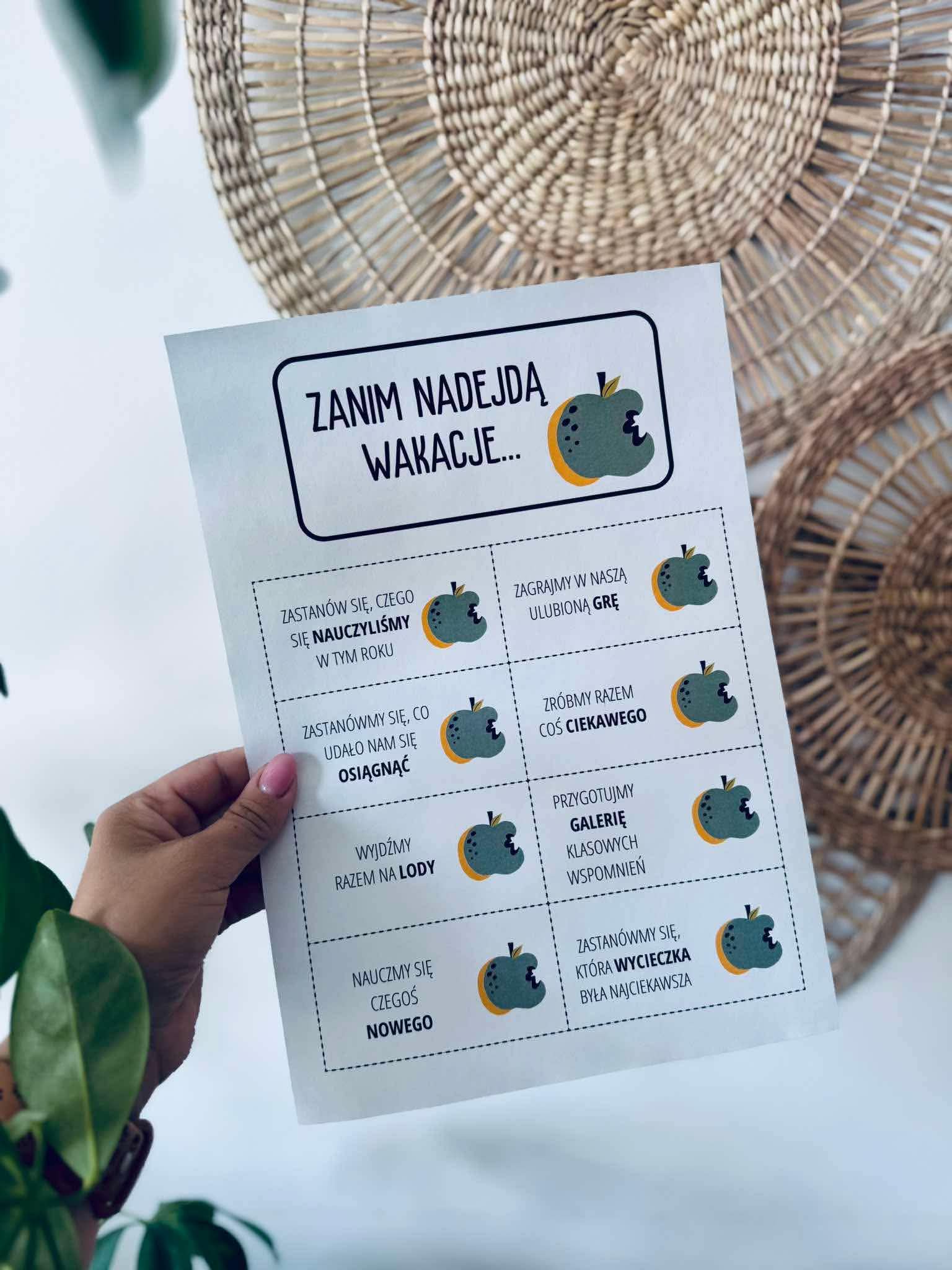 ZANIM NADEJDĄ WAKACJE