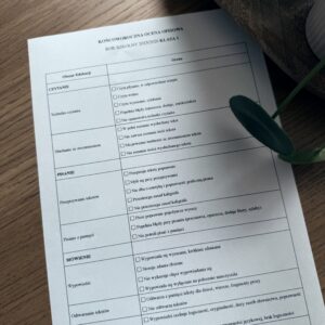 OCENA OPISOWA KOŃCOWOROCZNA KLASA 1
