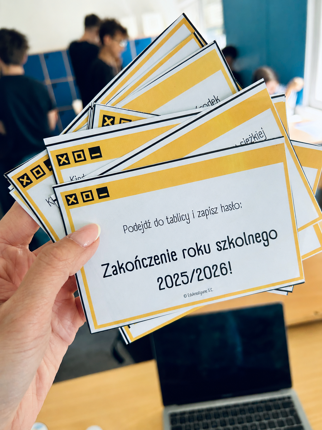 TEST NA UWAŻNOŚĆ NA ZAKOŃCZENIE ROKU