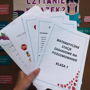 MATEMATYCZNE STACJE ZADANIOWE KLASA 1