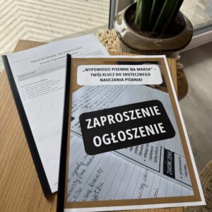 edu_teczka ZAPROSZENIE I OGŁOSZENIE Materiały dla ucznia + przewodnik metodyczny